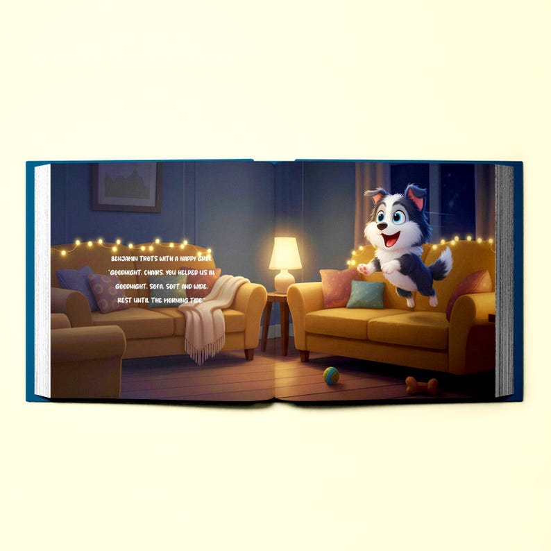 Name Says Goodnight, Personalized Bedtime Book