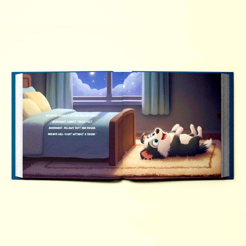 Name Says Goodnight, Personalized Bedtime Book