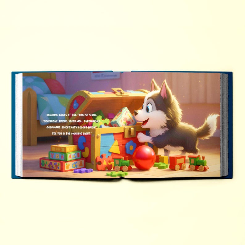 Name Says Goodnight, Personalized Bedtime Book