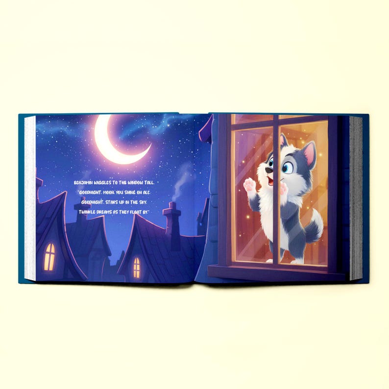 Name Says Goodnight, Personalized Bedtime Book