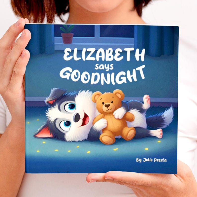 Name Says Goodnight, Personalized Bedtime Book