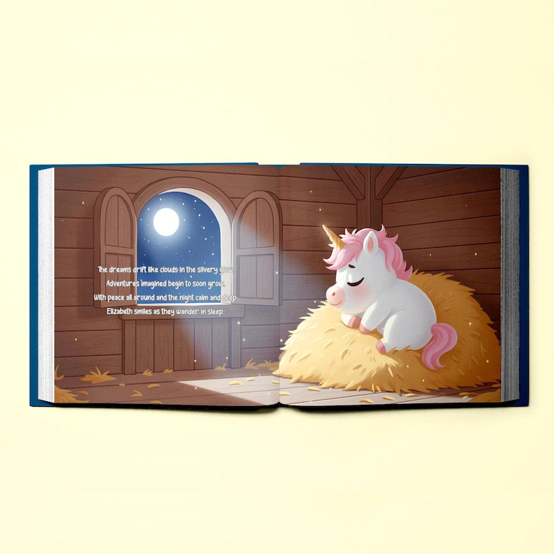 Personalized Unicorn Story Book for Children