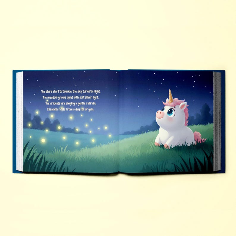 Personalized Unicorn Story Book for Children