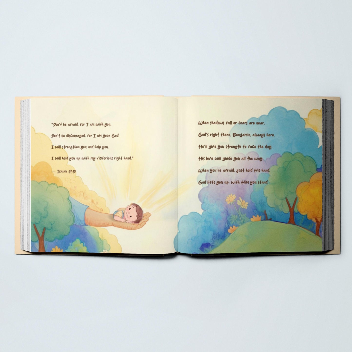Baptism Gift, God's Promises, Christening Gift, Boy or Girl Baptism Gift, Baby Dedication Gift, Baptism Keepsake, Personalized Bible Verses
