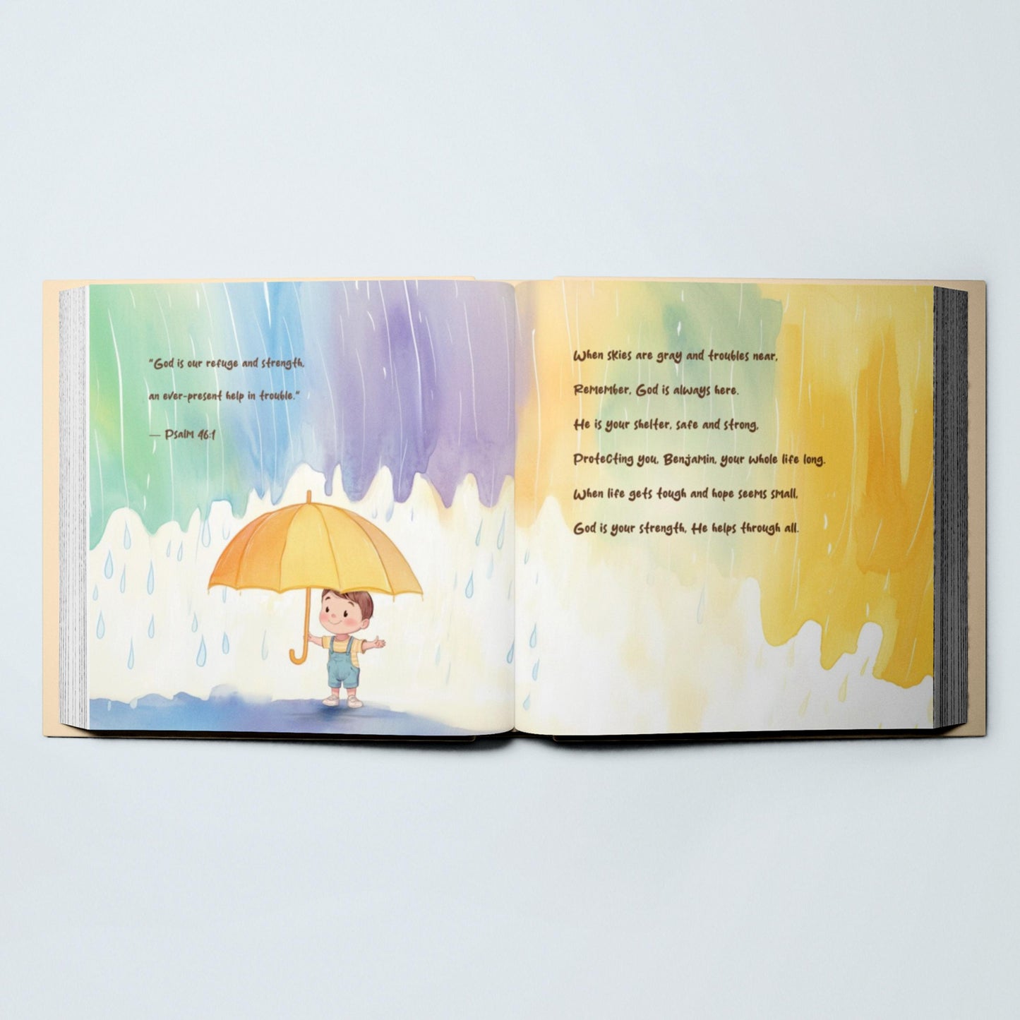 Baptism Gift, God's Promises, Christening Gift, Boy or Girl Baptism Gift, Baby Dedication Gift, Baptism Keepsake, Personalized Bible Verses