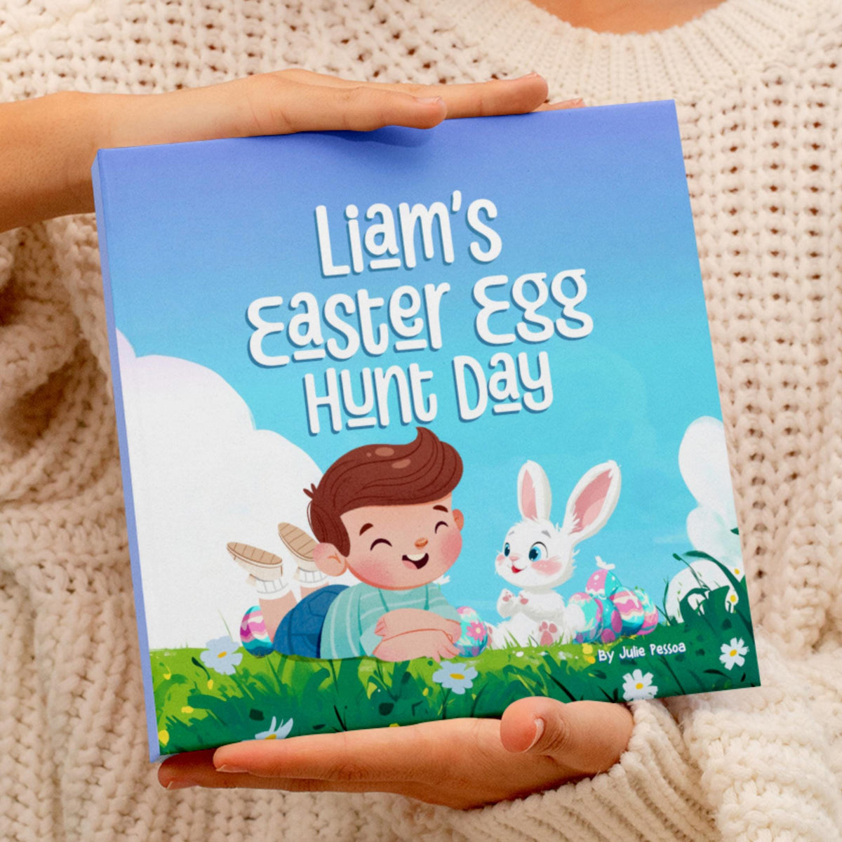 Easter Egg Hunt Day, Personalized Children's Book