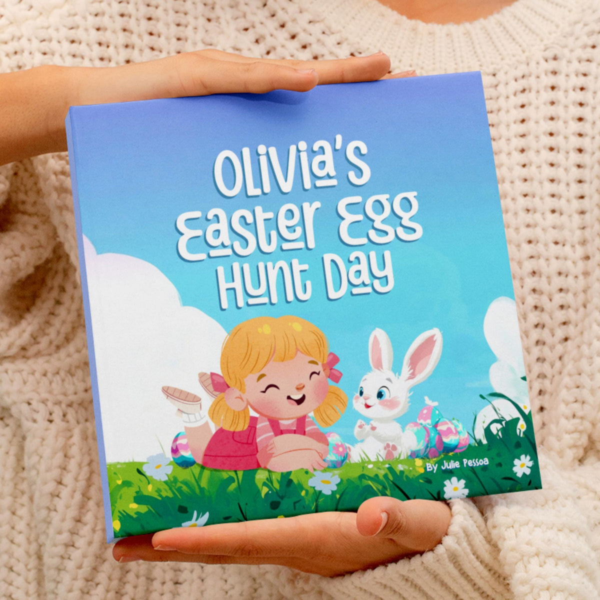 Easter Egg Hunt Day, Personalized Children's Book