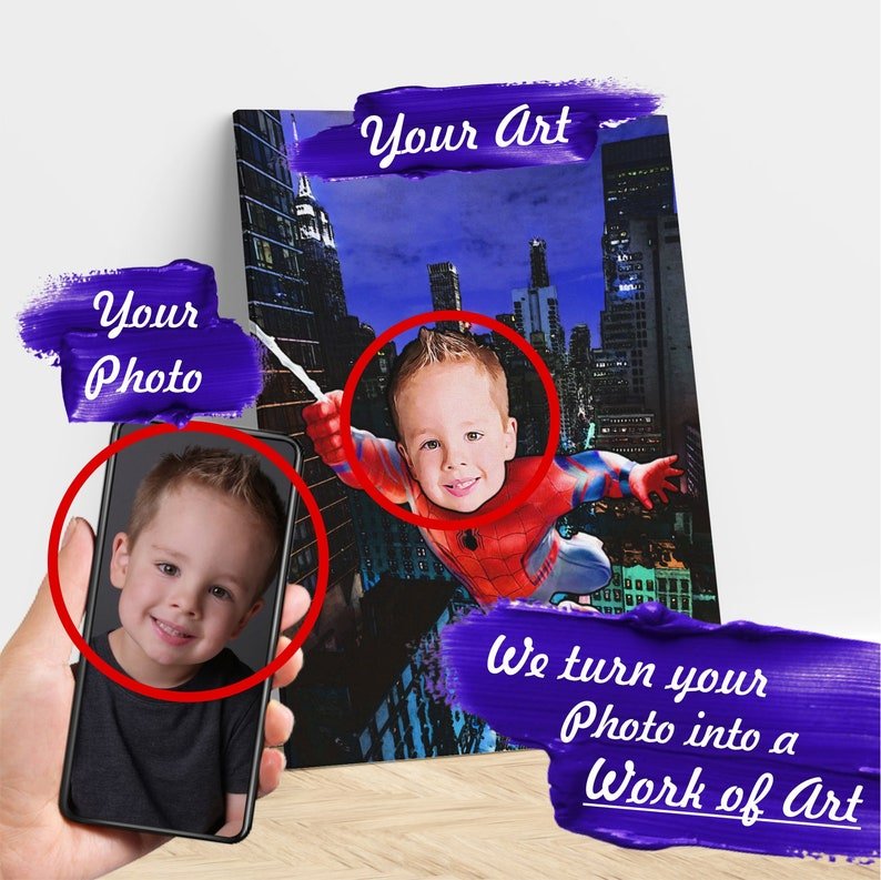 The Baby Spidey Custom Gift For Kids at My Kid's Dream mykidsdream.com