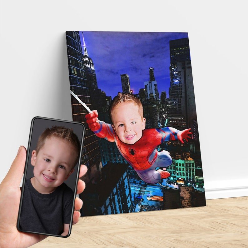 The Baby Spidey Custom Gift For Kids at My Kid's Dream mykidsdream.com