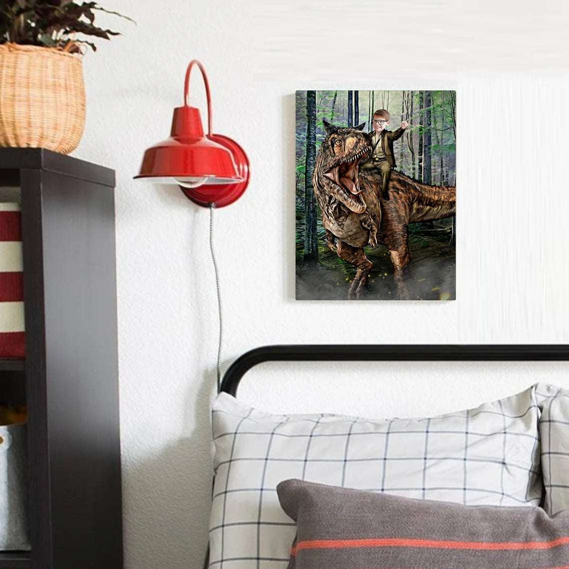 The Carnotaurus Rider Custom Gift For Kids at My Kid's Dream mykidsdream.com