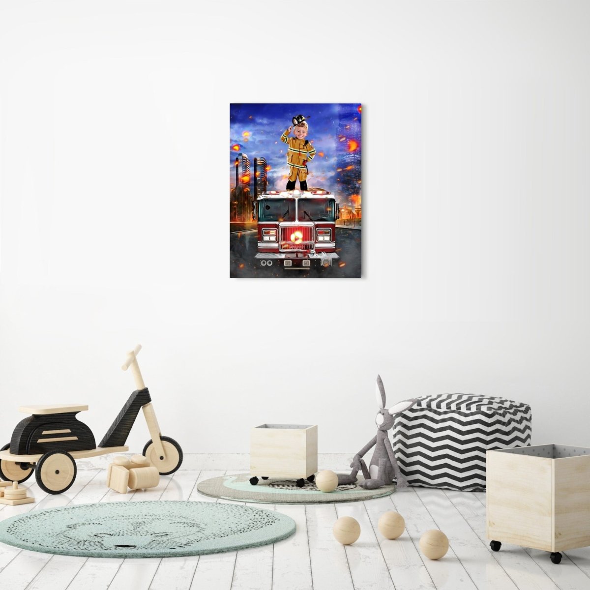The Firefighter Custom Gift For Kids at My Kid's Dream mykidsdream.com