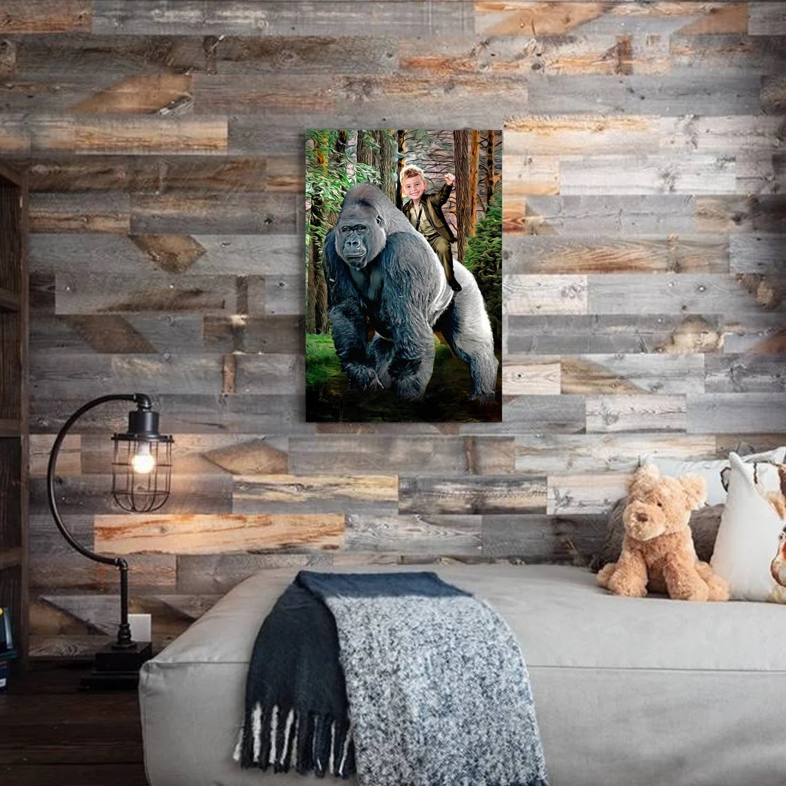 The Gorilla Rider Custom Gift For Kids at My Kid's Dream mykidsdream.com