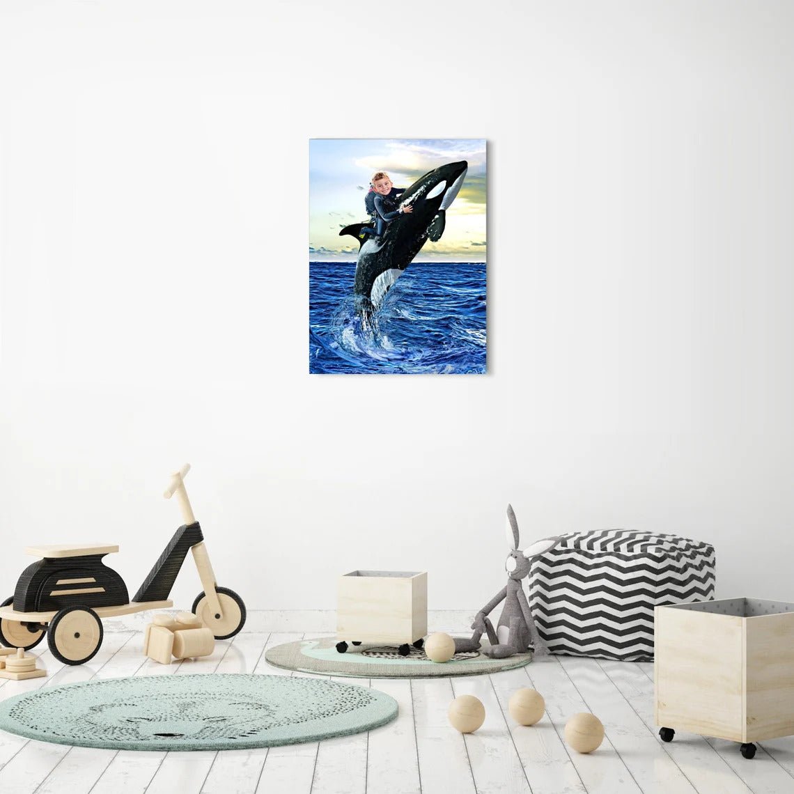 The Killer Whale (Orca) Rider Custom Gift For Kids at My Kid's Dream mykidsdream.com