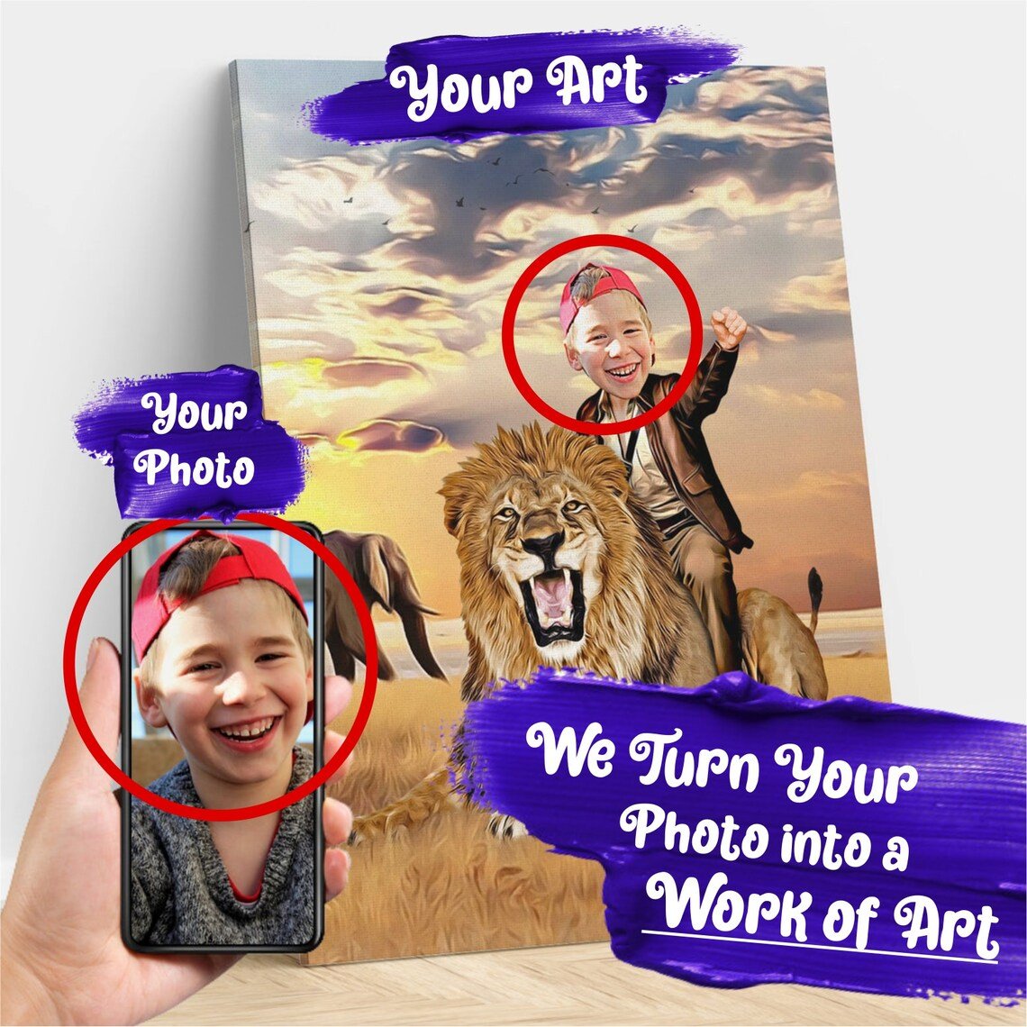 The Lion Tamer Custom Gift For Kids at My Kid's Dream mykidsdream.com