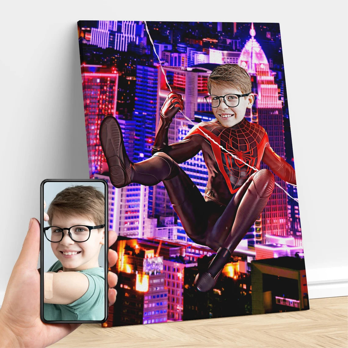 The Miles Morales Spiderman Custom Gift For Kids at My Kid's Dream mykidsdream.com