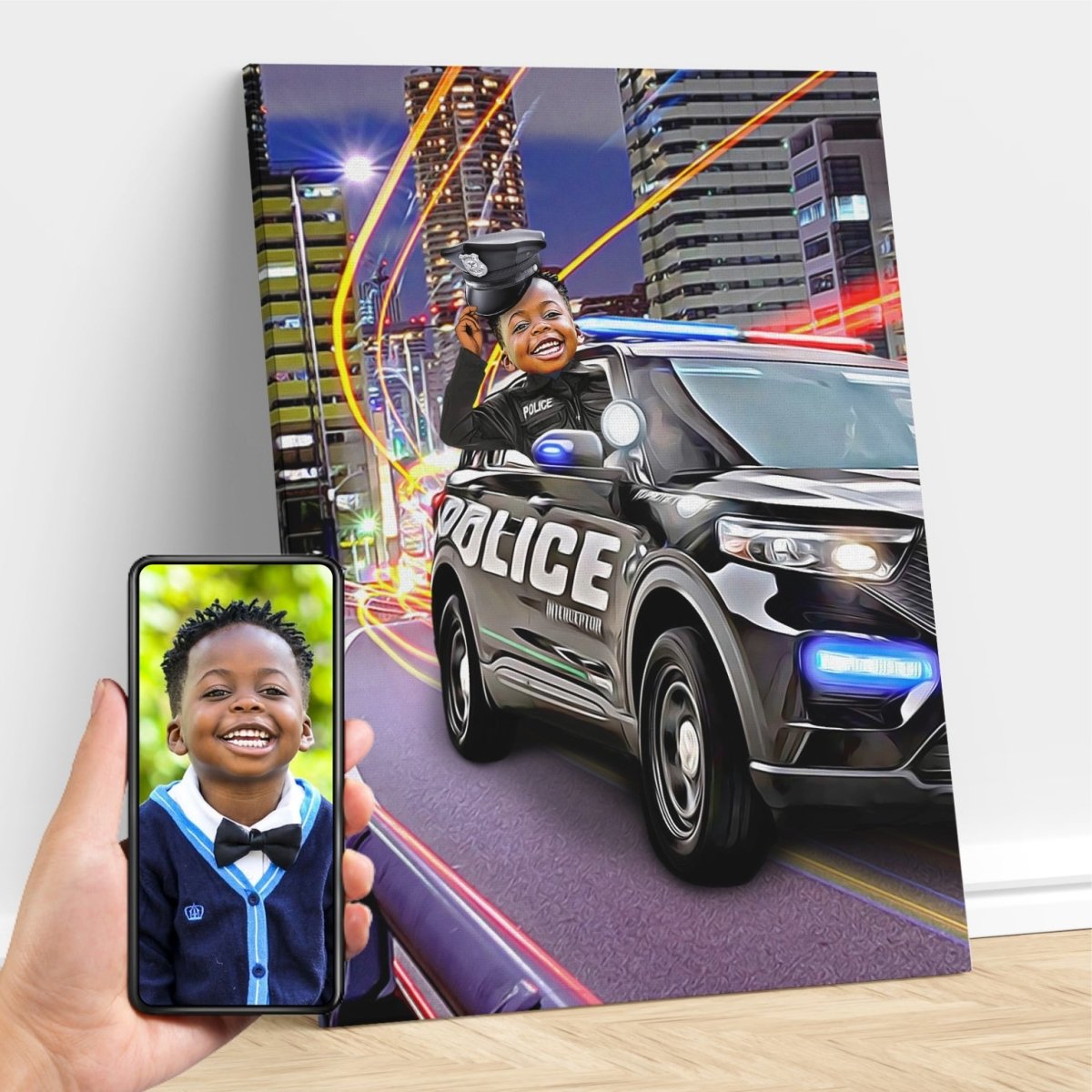 The Police Custom Gift For Kids at My Kid's Dream mykidsdream.com