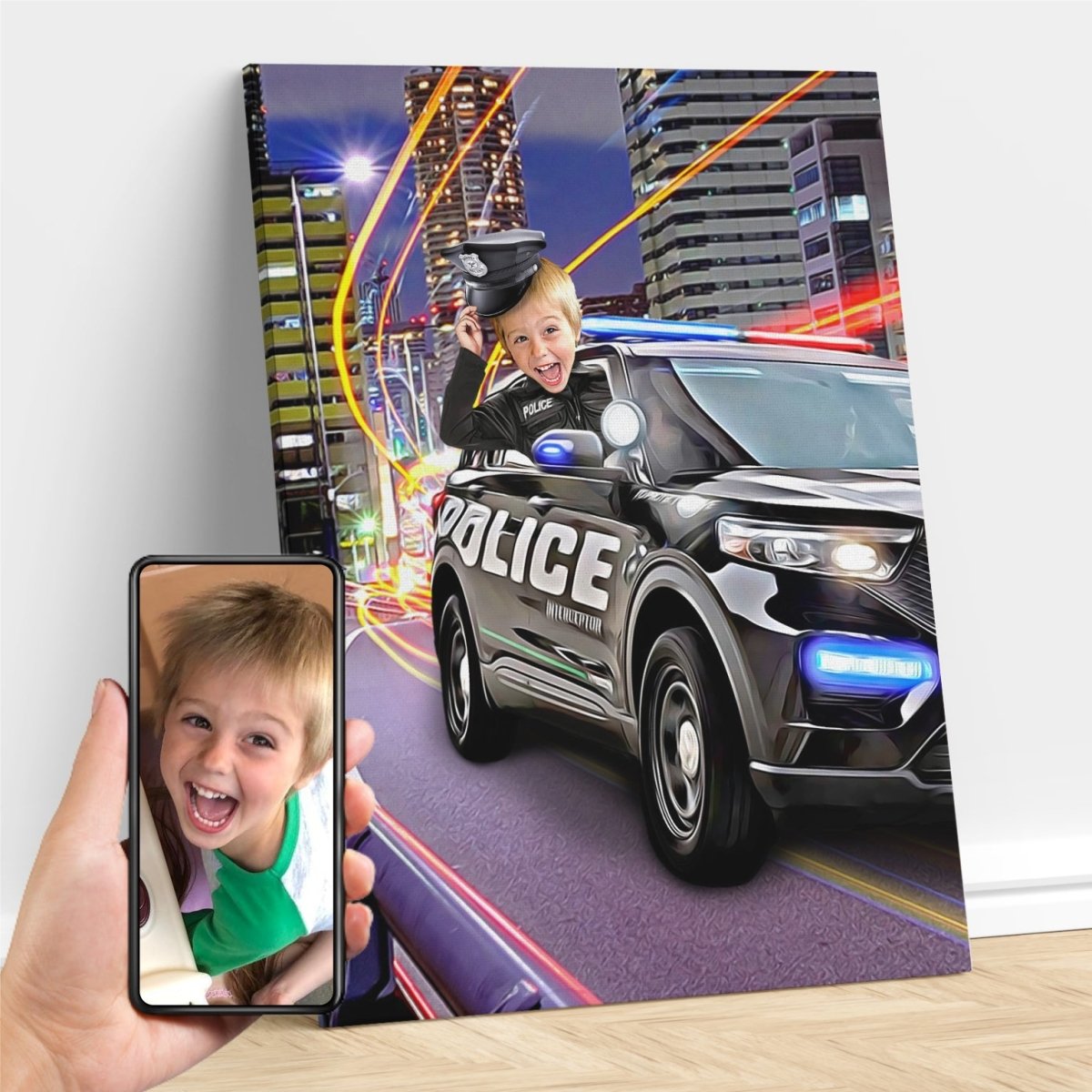 The Police Custom Gift For Kids at My Kid's Dream mykidsdream.com