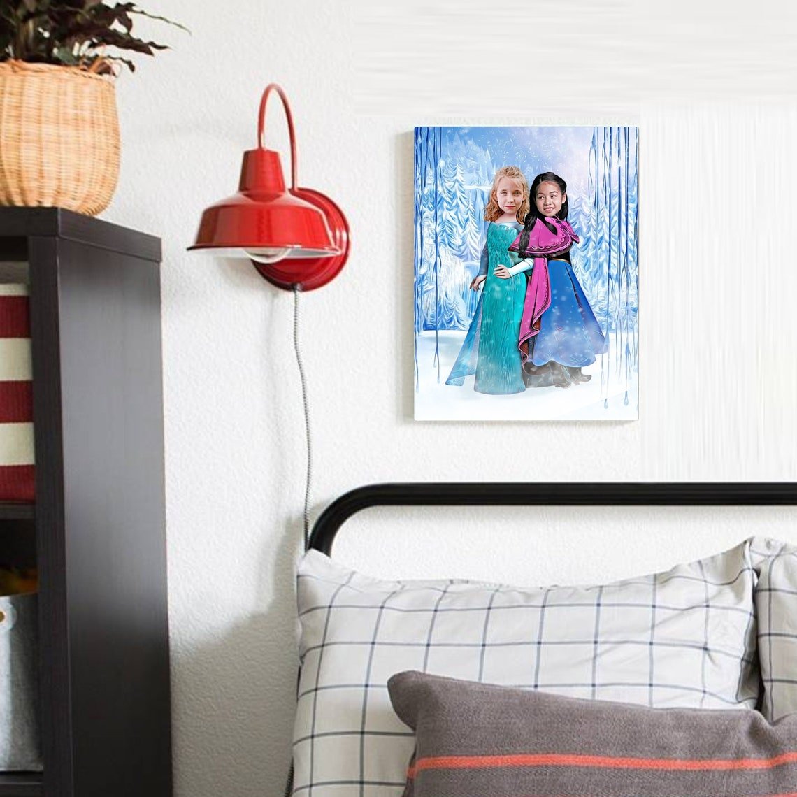 The Two Frozen Girls Custom Gift For Kids at My Kid's Dream mykidsdream.com