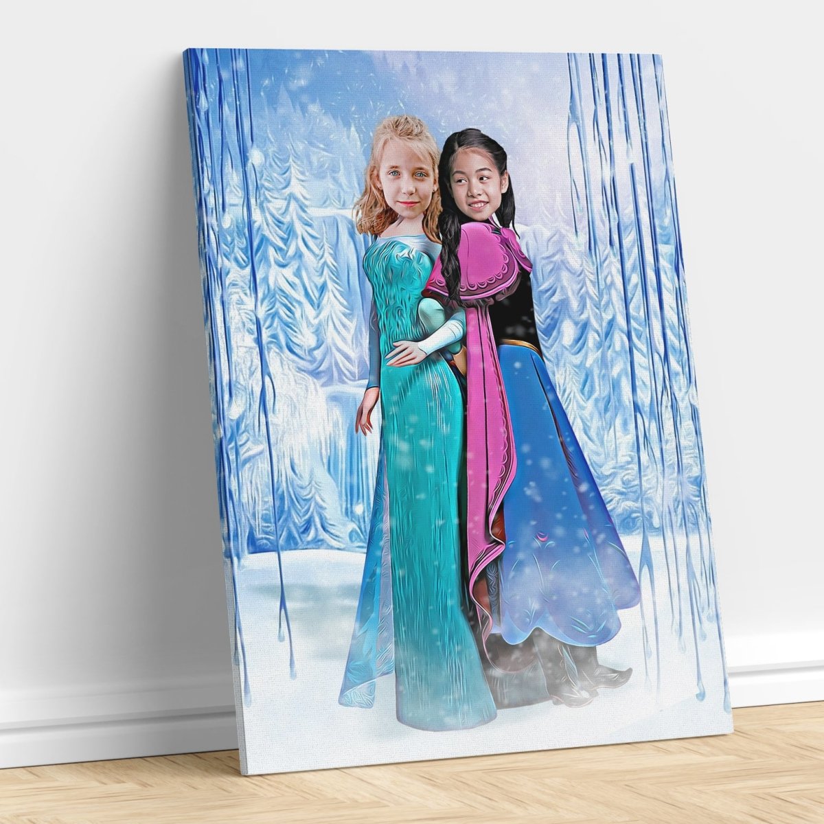 The Two Frozen Girls Custom Gift For Kids at My Kid's Dream mykidsdream.com