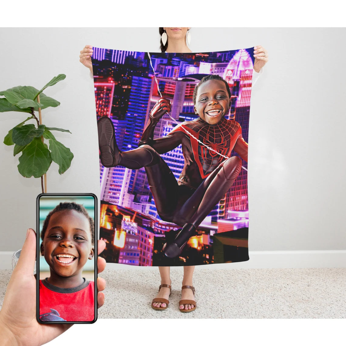 The Miles Morales Blanket