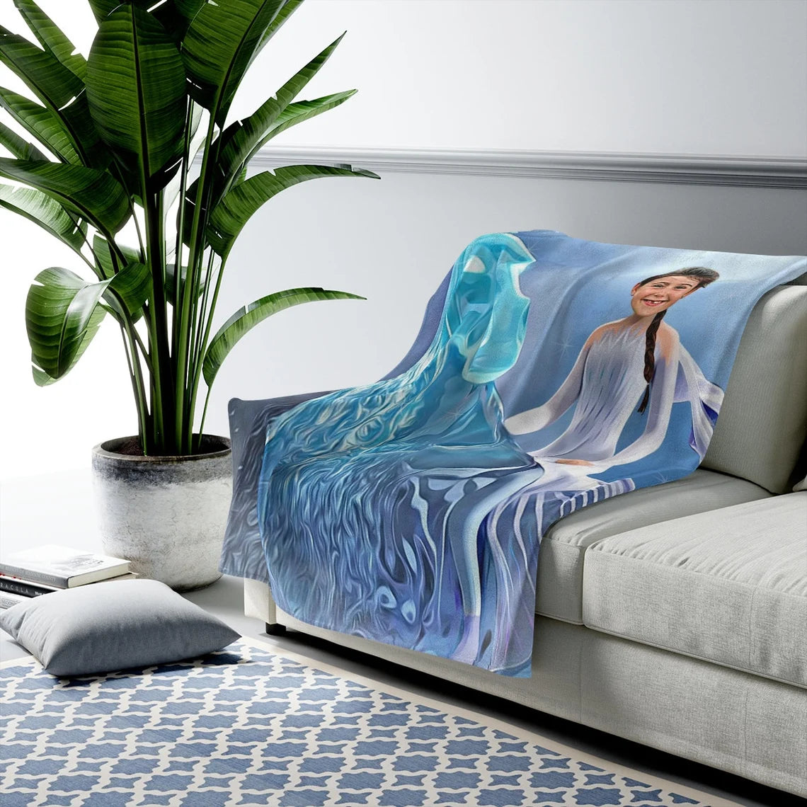 The Frozen Girl Blanket