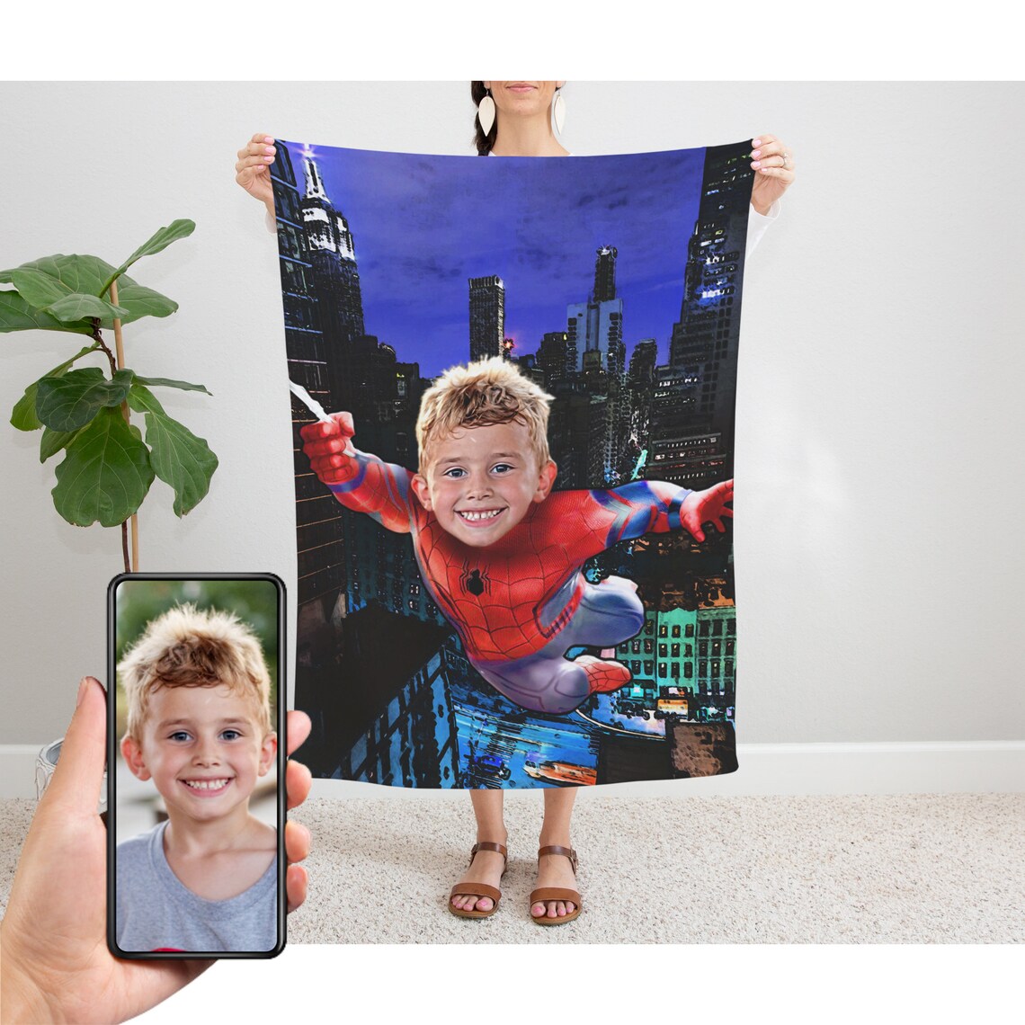 The Baby Spider-Man Blanket