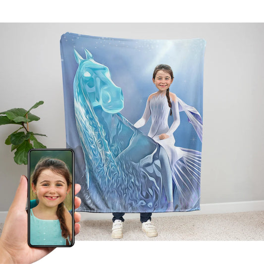 The Frozen Girl Blanket