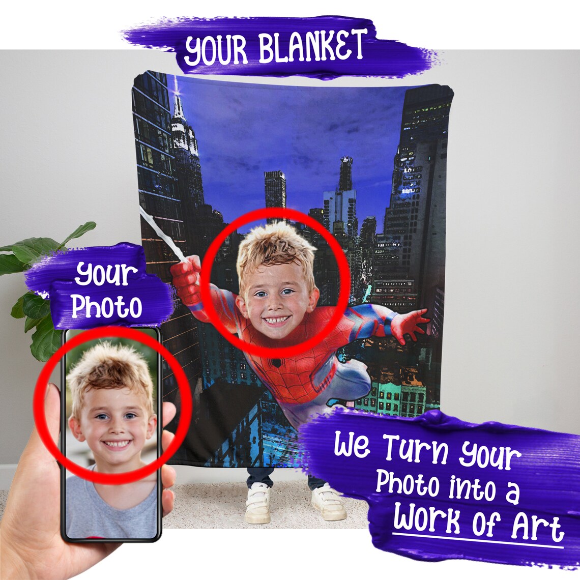 The Baby Spider-Man Blanket