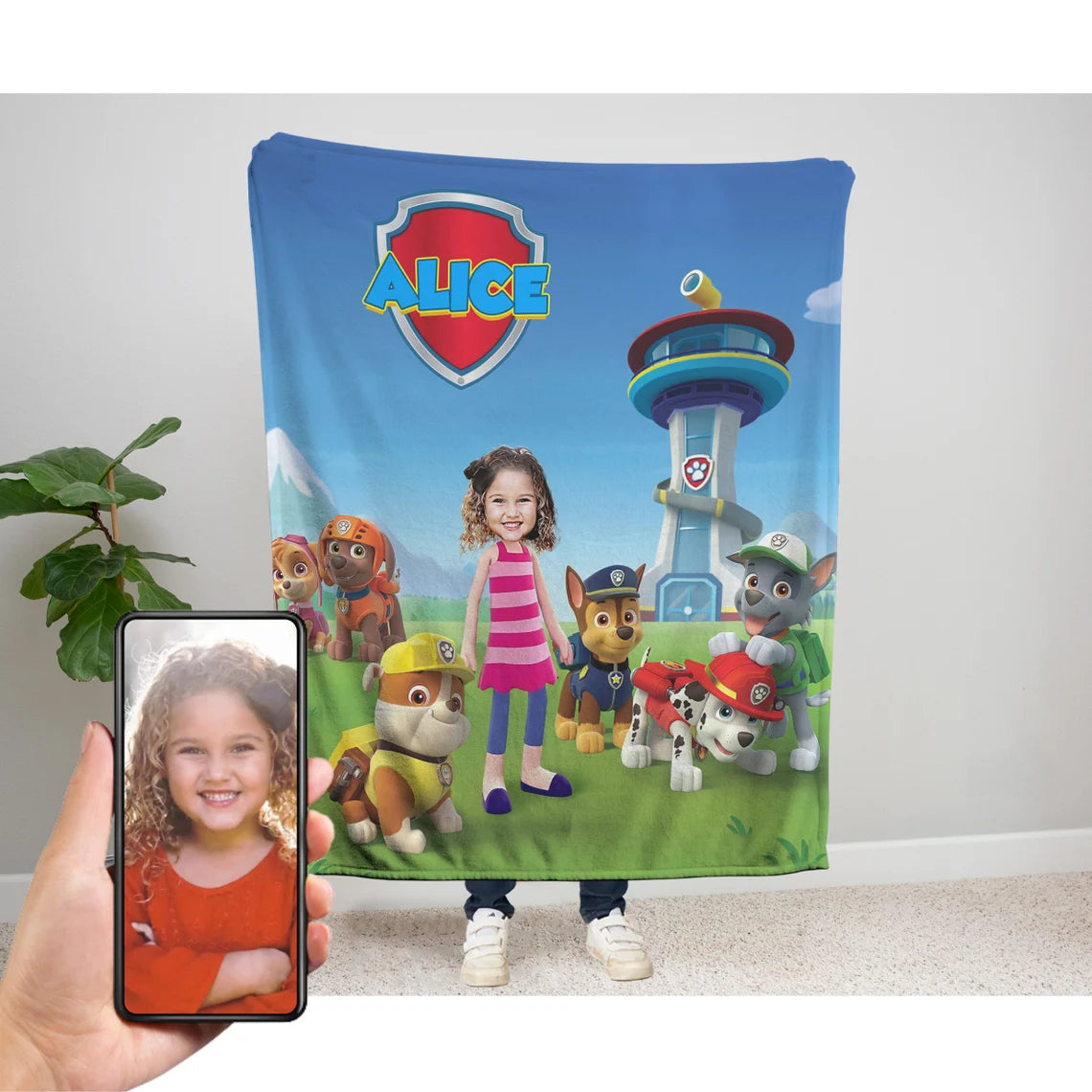 Paw patrol discount girl blanket