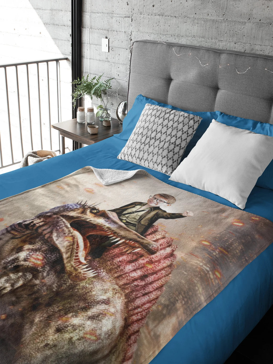 The Spinosaurus Rider Blanket