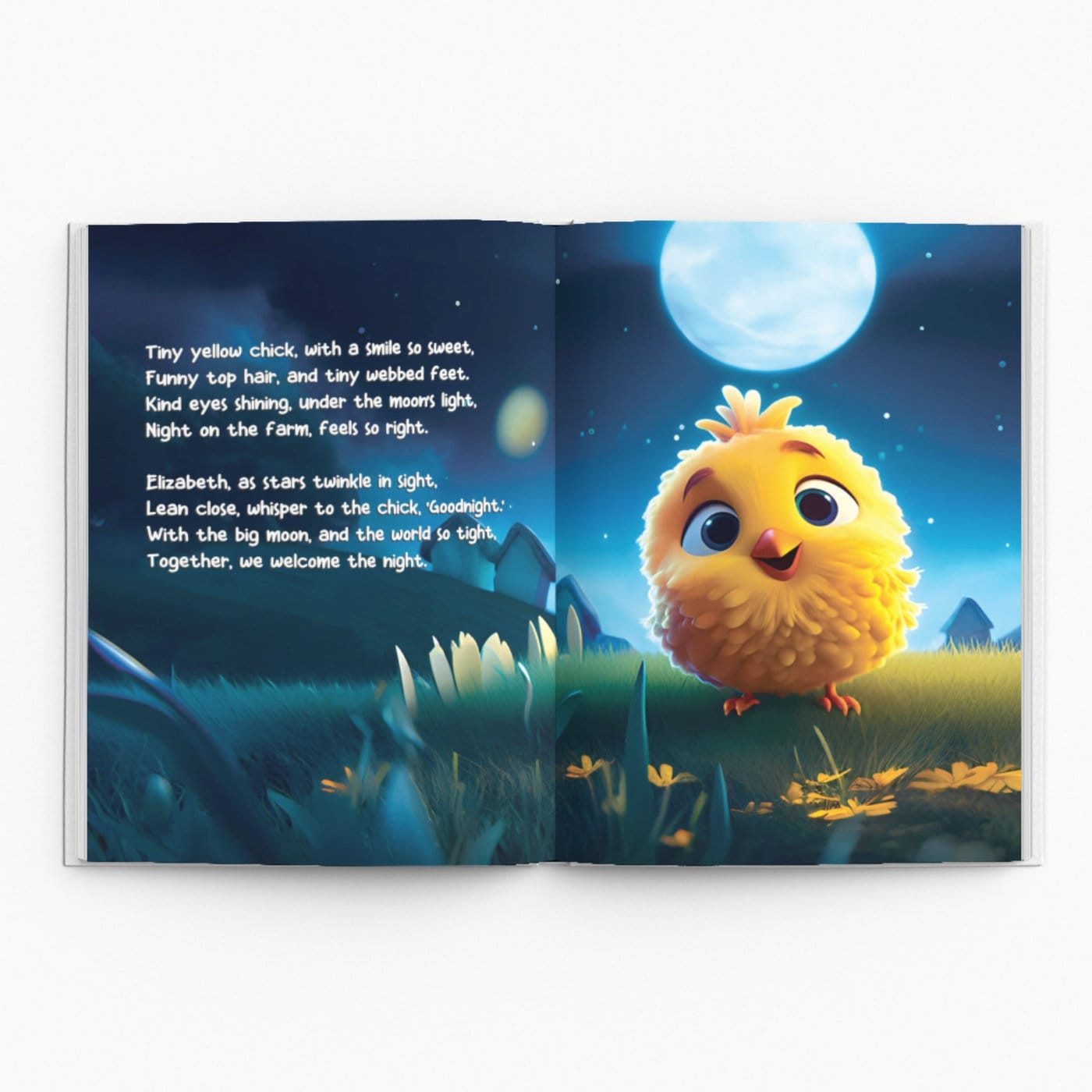 Baby Gift, Personalized Children's Book with Farm Animals, Custom Name Book, Sweet Dreams Little Name, Bedtime Book, Book with 30 Pages