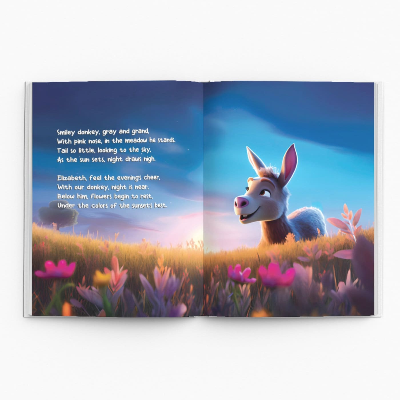 Baby Gift, Personalized Children's Book with Farm Animals, Custom Name Book, Sweet Dreams Little Name, Bedtime Book, Book with 30 Pages