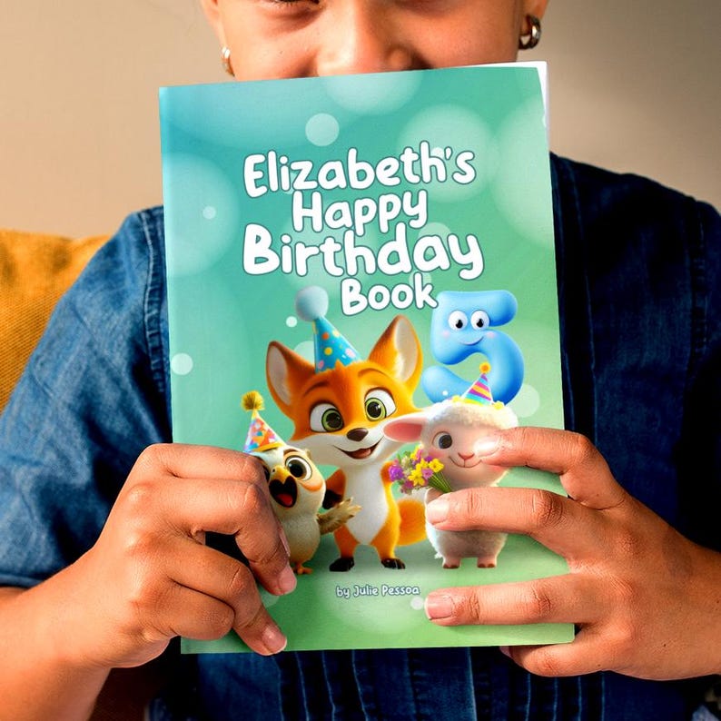 Personalized Birthday Book, My Happy Birthday Book