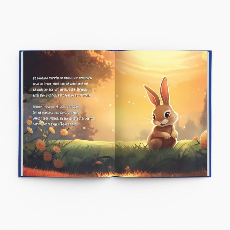 Regalo para Bebé, Personalized Farm Animals Book in Spanish