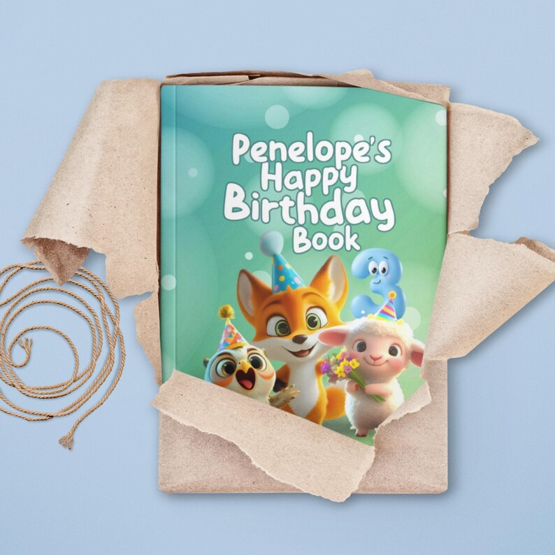 Personalized Birthday Book, My Happy Birthday Book