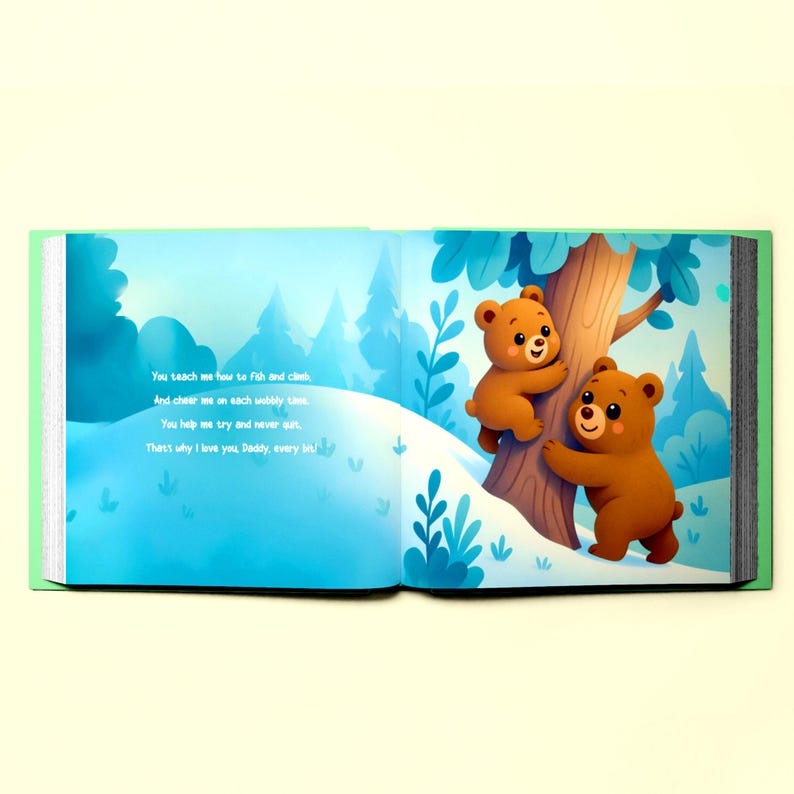 Personalized First Father's Day Book, To Daddy