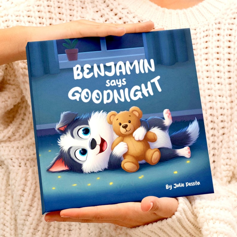 Name Says Goodnight, Personalized Bedtime Book