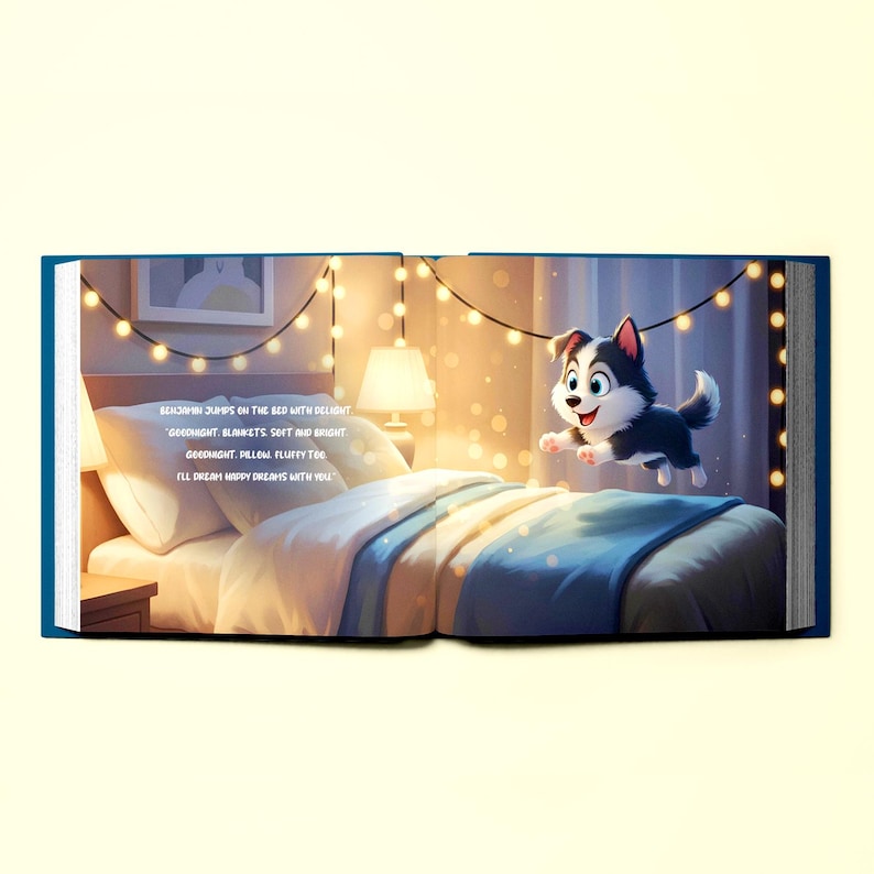 Name Says Goodnight, Personalized Bedtime Book