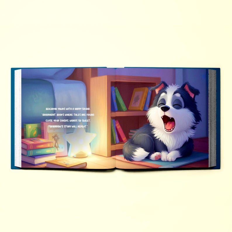 Name Says Goodnight, Personalized Bedtime Book