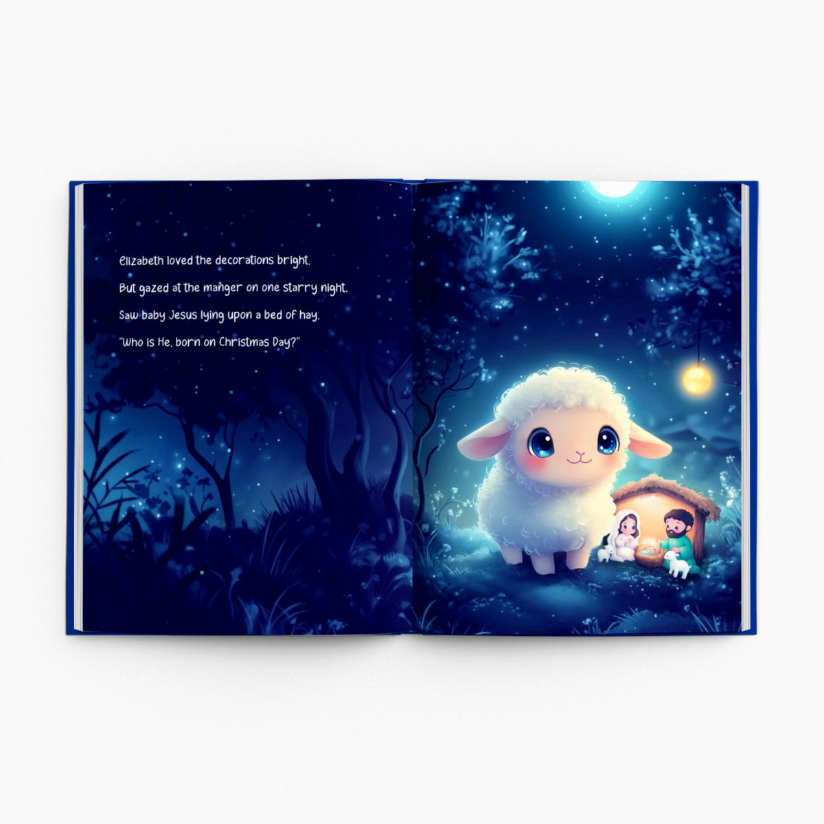 Personalized Jesus at Christmas Book for Children