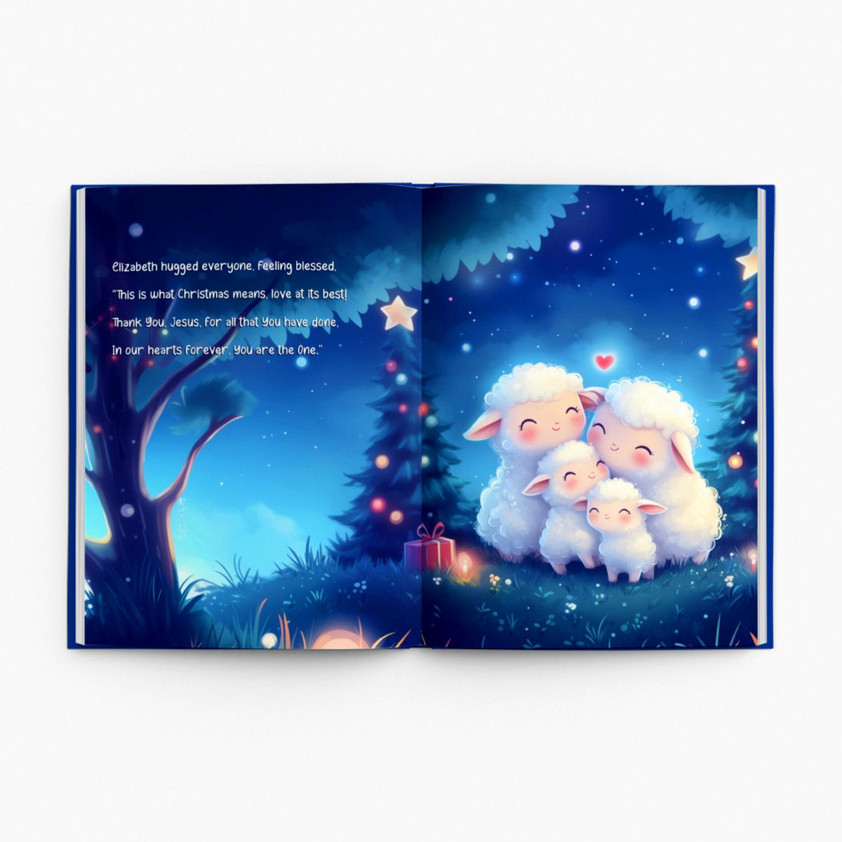 Personalized Jesus at Christmas Book for Children