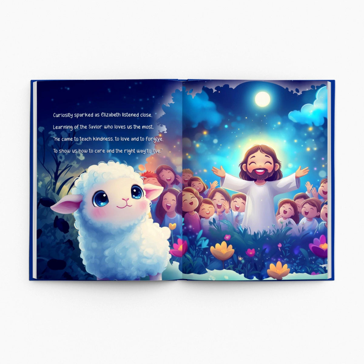 Personalized Jesus at Christmas Book for Children
