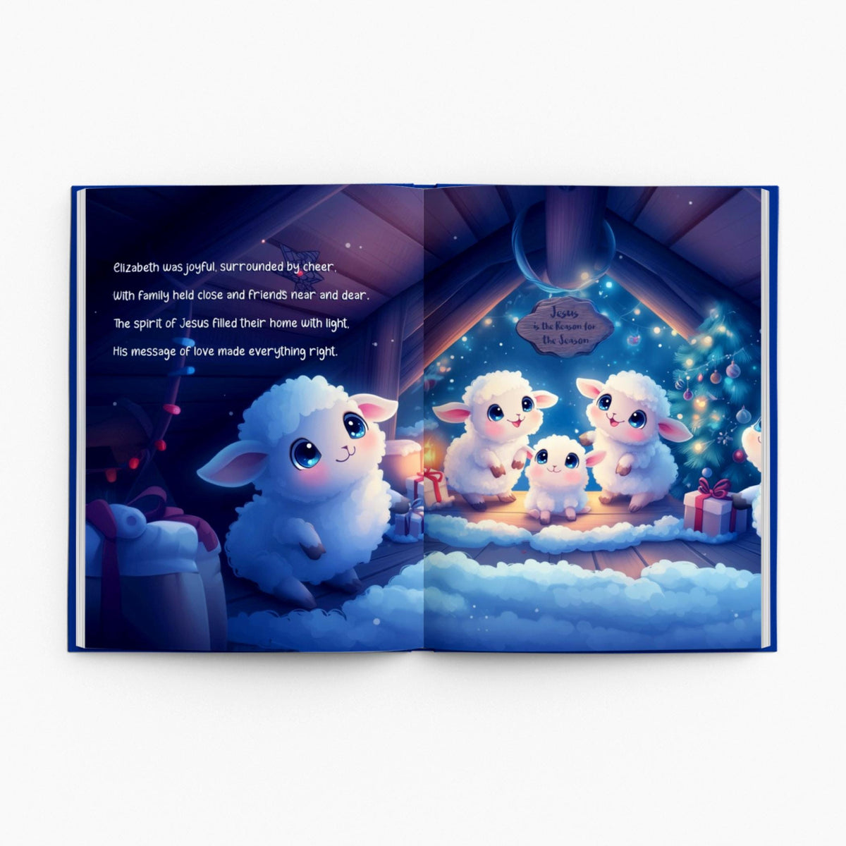Personalized Jesus at Christmas Book for Children