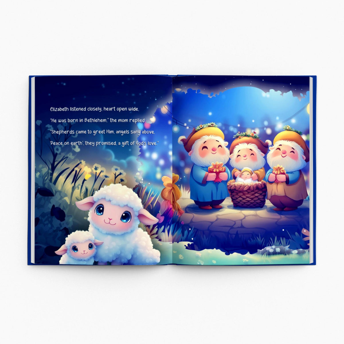 Personalized Jesus at Christmas Book for Children