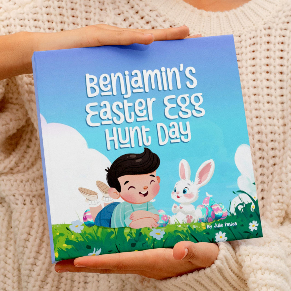 Easter Egg Hunt Day, Personalized Children's Book