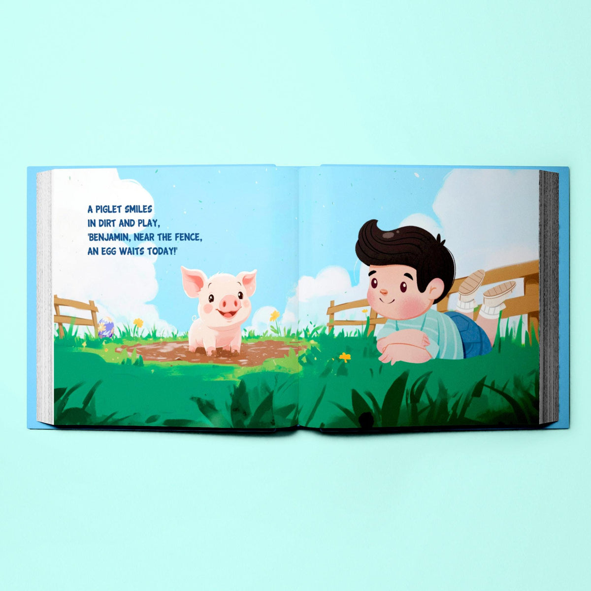Easter Egg Hunt Day, Personalized Children's Book