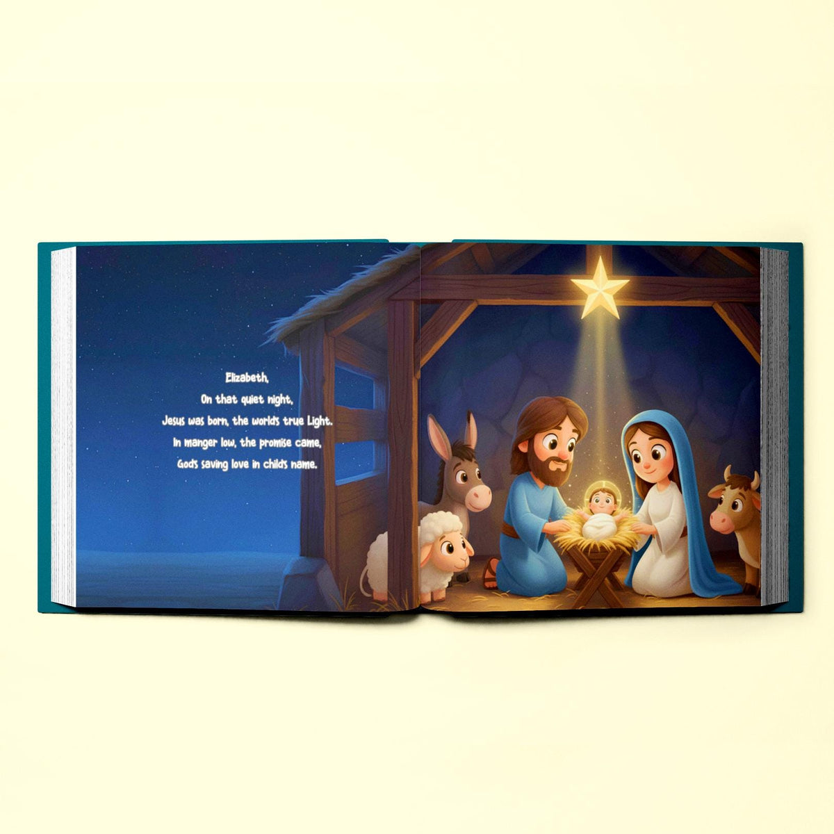 First Bible Stories Book, Personalized Children's Book