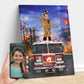 The Firefighter Custom Gift For Kids at My Kid's Dream mykidsdream.com