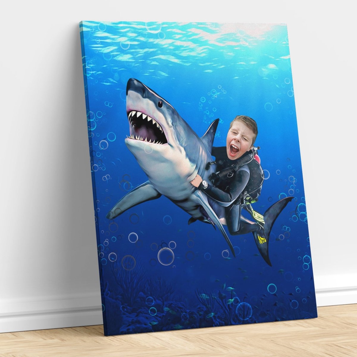The Shark Rider Blanket – My Kid's Dream