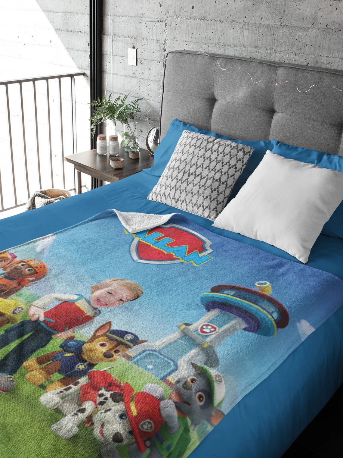 Paw patrol personalized discount blanket